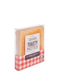 Mustard yellow toasty notepad, imported from the UK