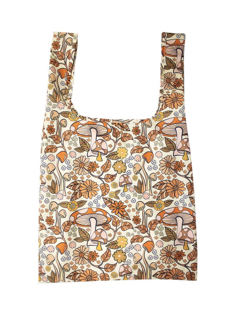 Kind Bag brown mushrooms shopper bag, imported from the UK