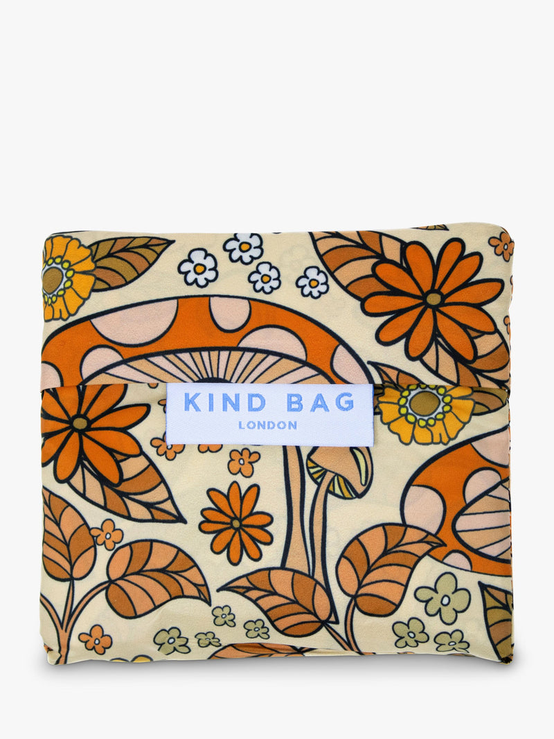 Kind Bag brown mushrooms shopper bag, imported from the UK