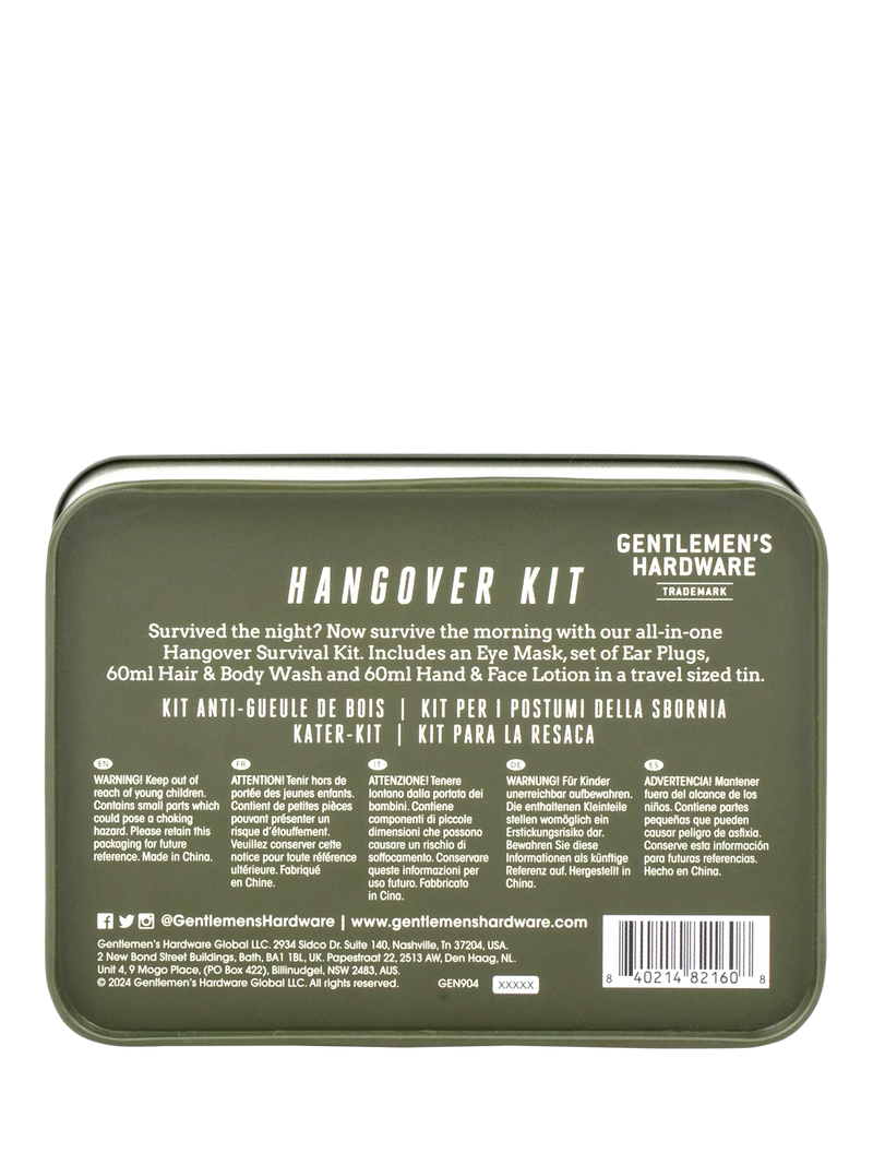 Paddywax Mini Hangover Kit travel tin - British product