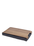 Bosign mini anti-slip walnut veneer lap tray 43cm, imported from the UK