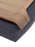 Bosign mini anti-slip walnut veneer lap tray 43cm, imported from the UK