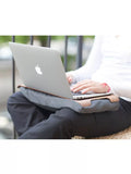 Bosign mini anti-slip walnut veneer lap tray 43cm, imported from the UK