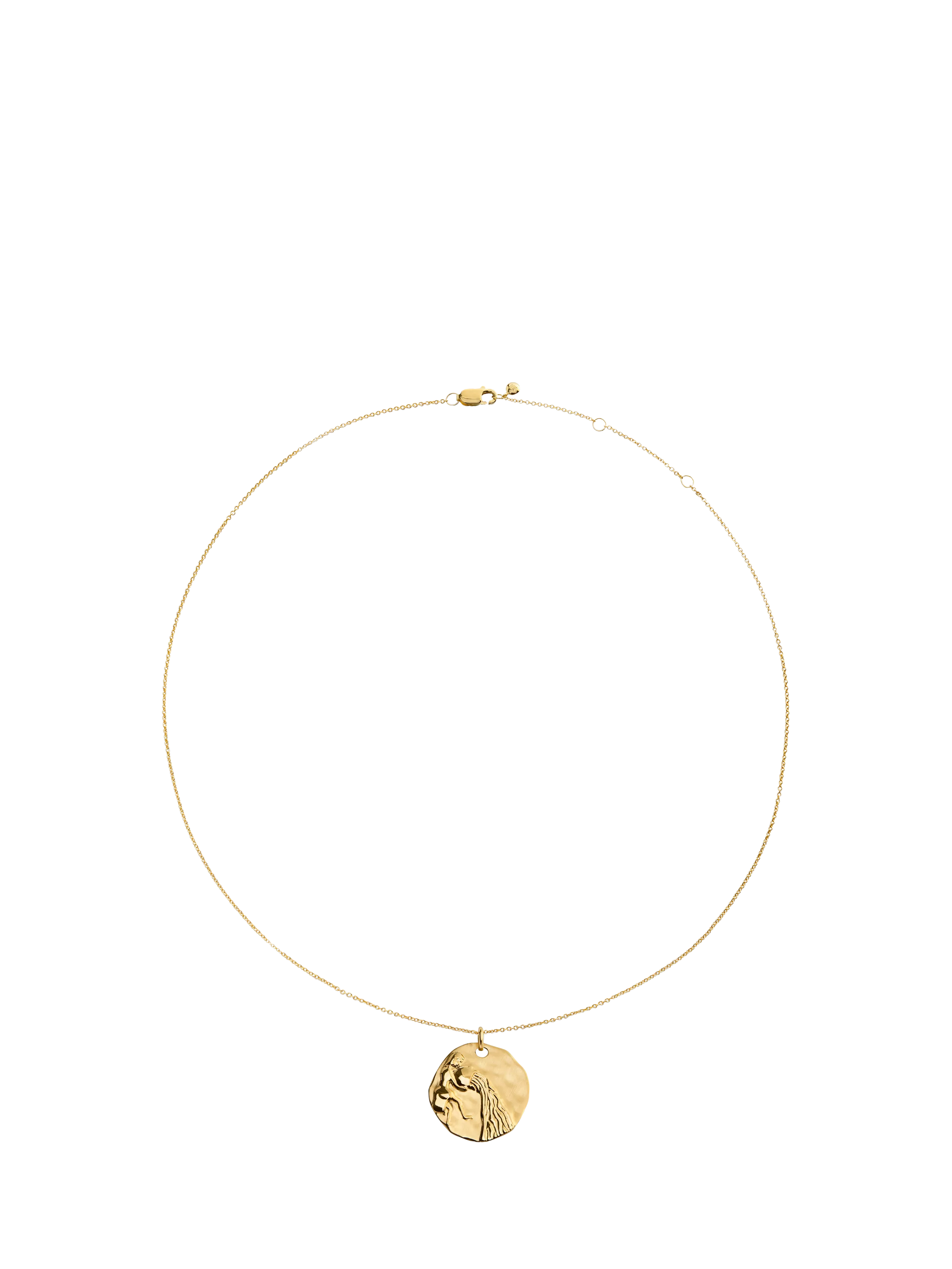 Monica Vinader Zodiac Pendant Necklace, Gold