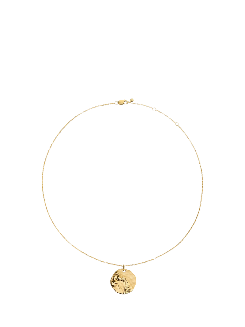Monica Vinader Zodiac Pendant Necklace, Gold