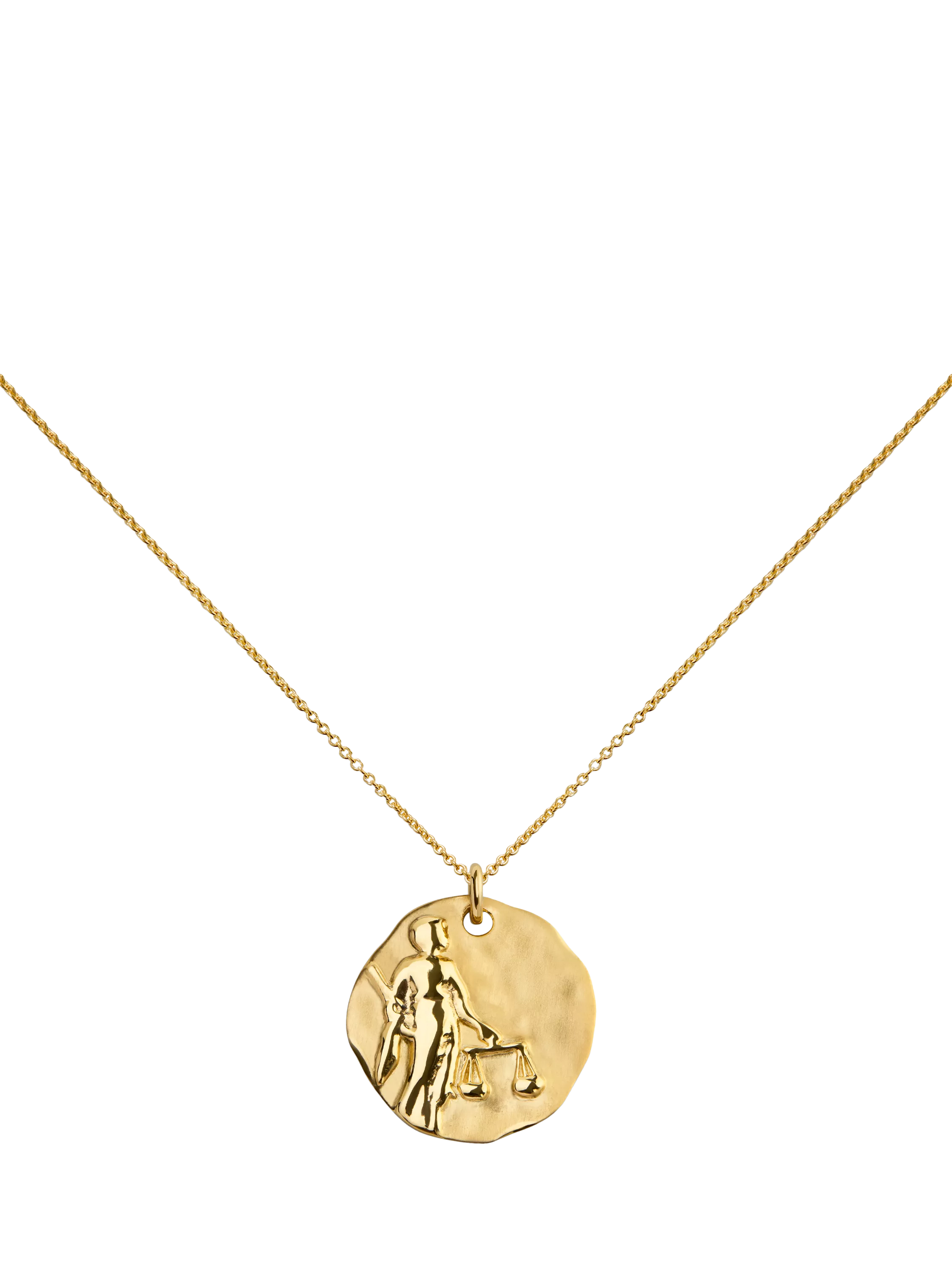 Monica Vinader Zodiac Pendant Necklace, Gold