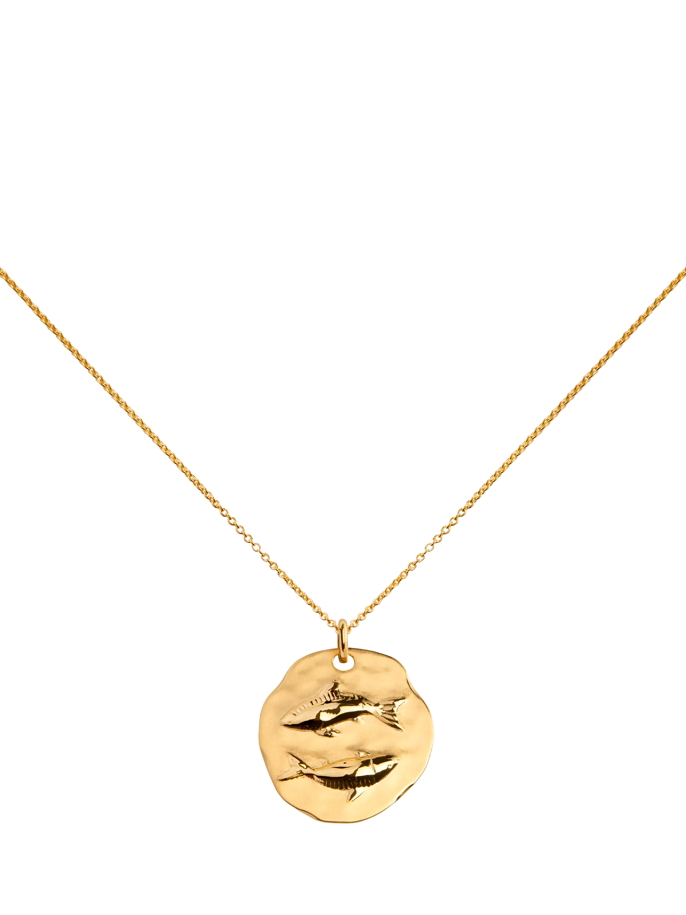 Monica Vinader Zodiac Pendant Necklace, Gold