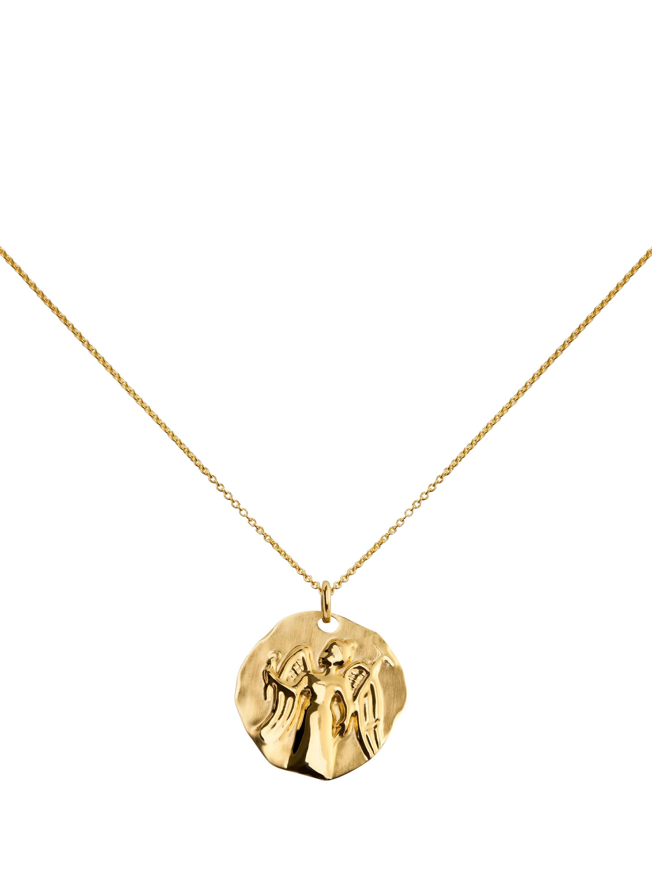 Monica Vinader Zodiac Pendant Necklace, Gold