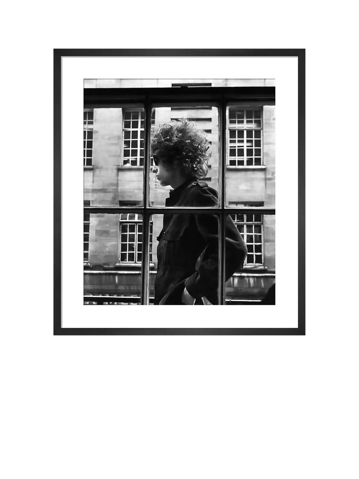 John Lewis framed print Bob Dylan 1966 62.2x55.2cm, UK version