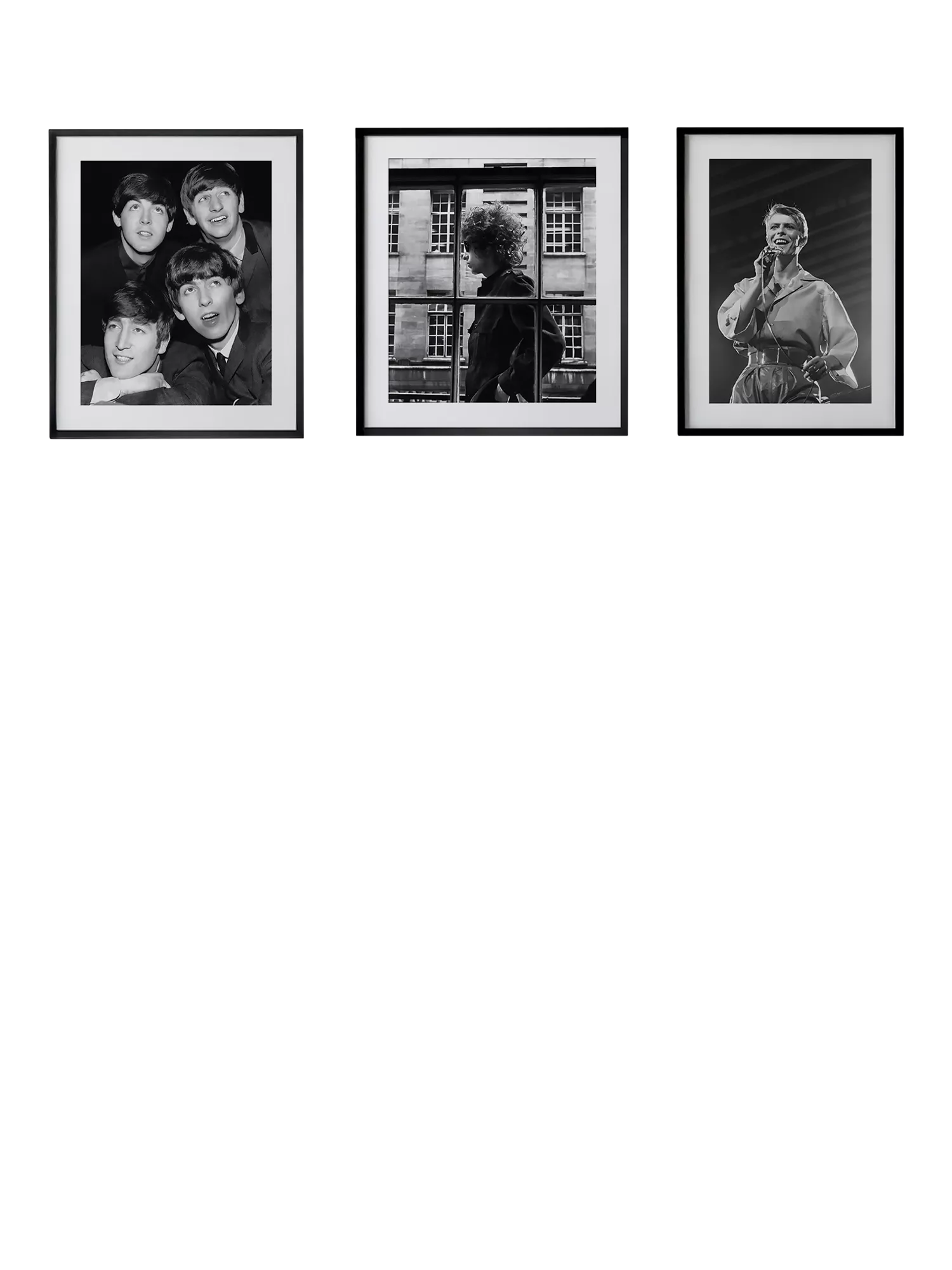 John Lewis framed print Bob Dylan 1966 62.2x55.2cm, UK version