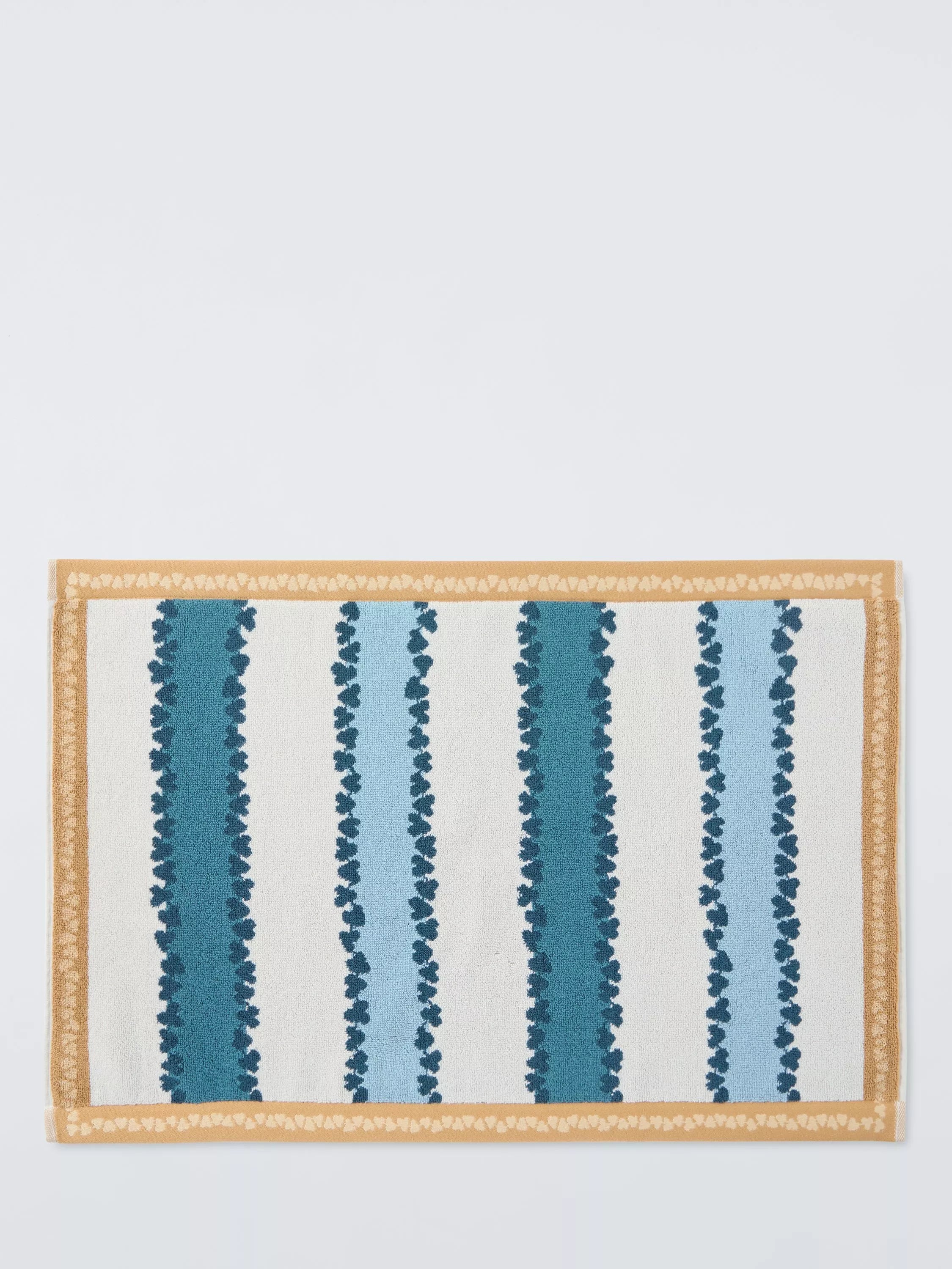 John Lewis x Sanderson Frisk Stripe Cotton Bath Mat 50 x 80cm