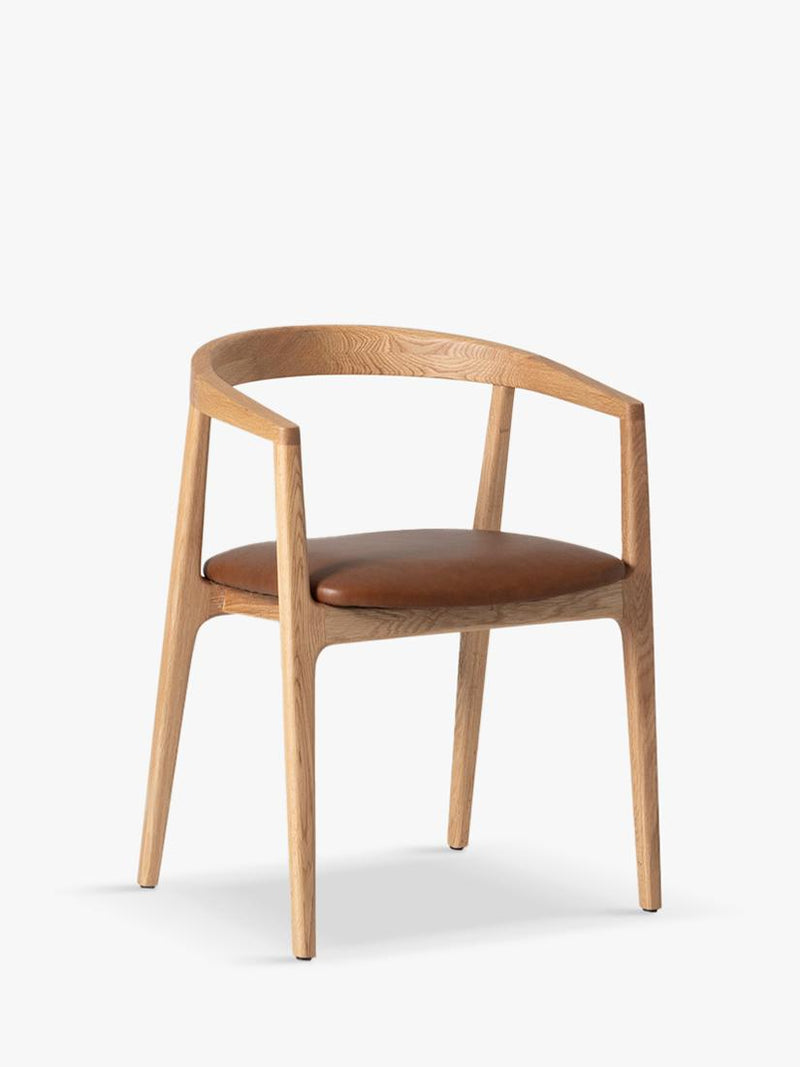 Swyft dining chair set of 2 solid white oak, imported from the UK