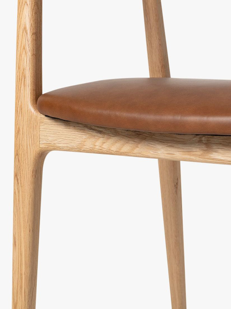 Swyft dining chair set of 2 solid white oak, imported from the UK