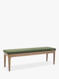 Swyft Model 01 dining bench in Oak/Velvet Vine (British brand)