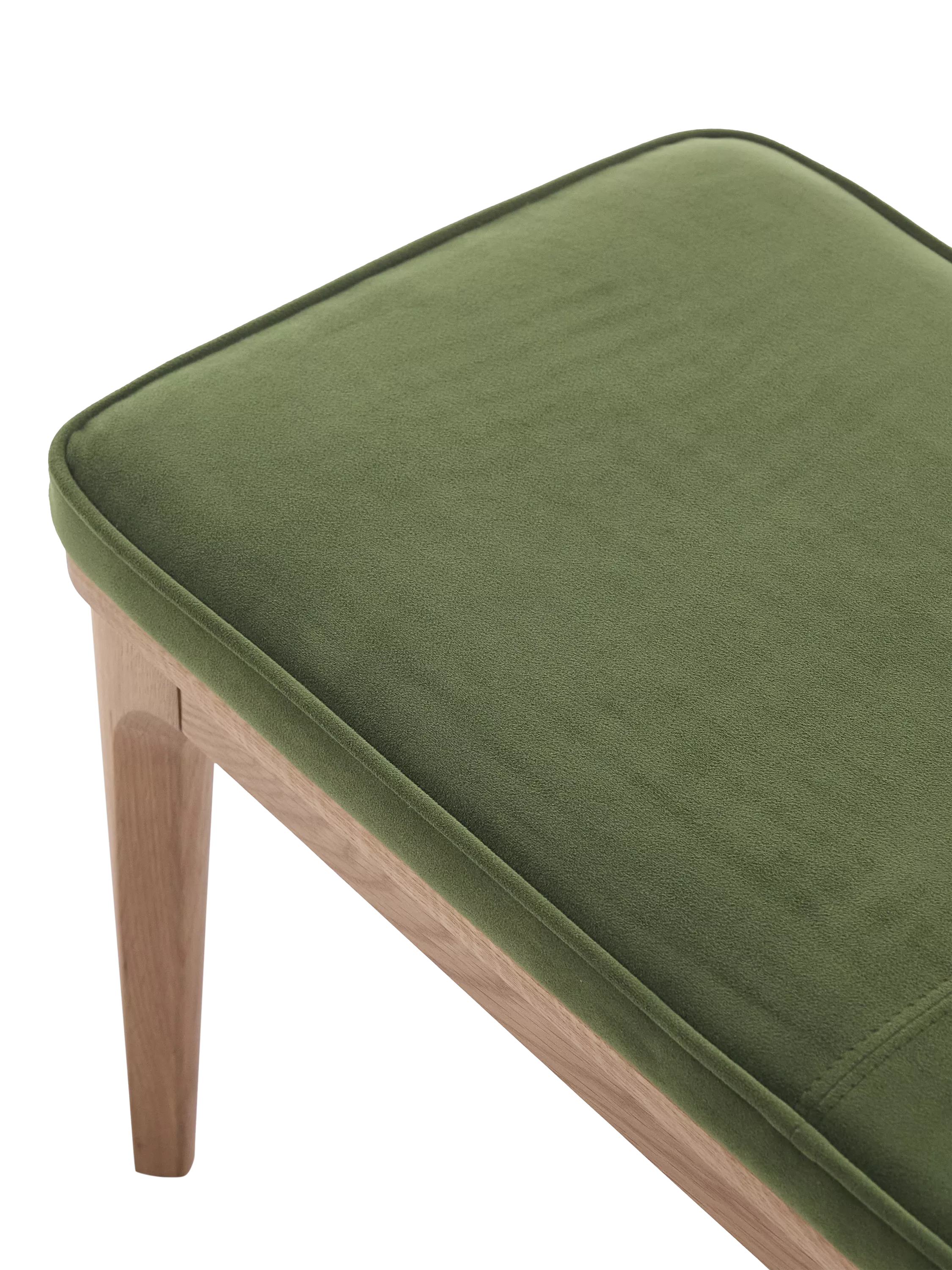 Swyft Model 01 dining bench in Oak/Velvet Vine (British brand)