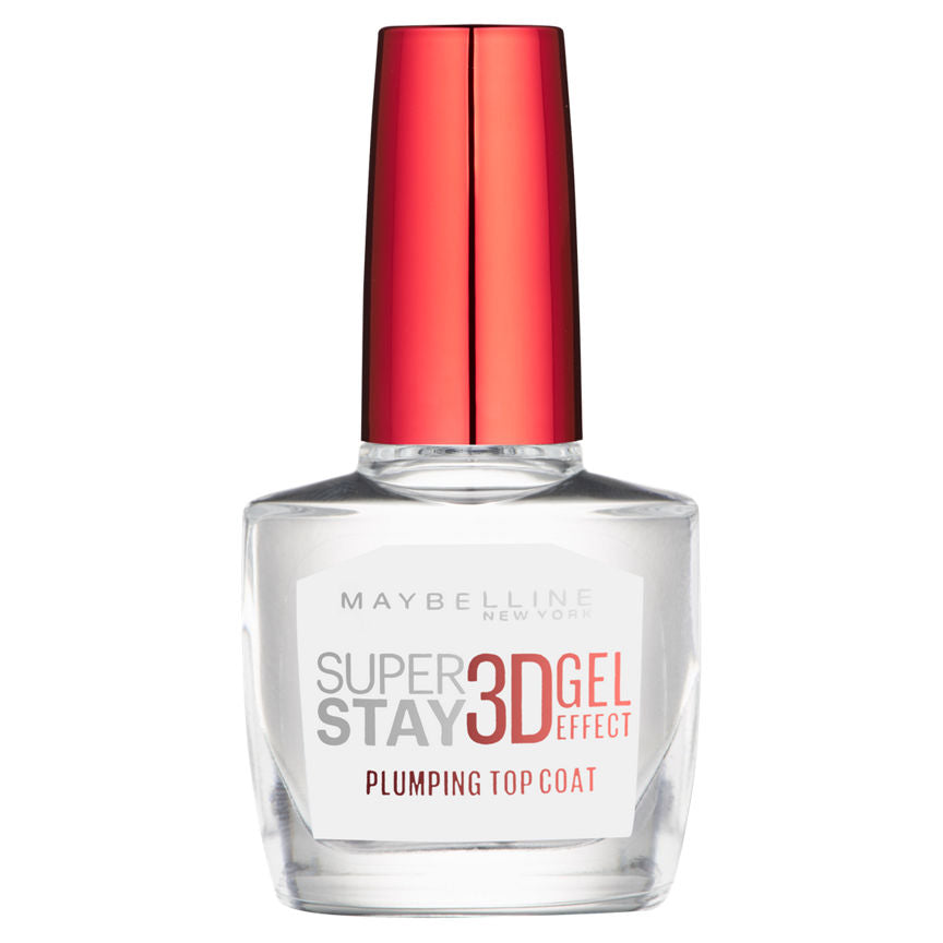 Maybelline Superstay 3D Gel Effect Plumping Top Coat Make Up & Beauty Accessories ASDA   