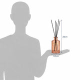 Candlelight Jhangye reed diffuser 250ml blush amber glass (British brand)