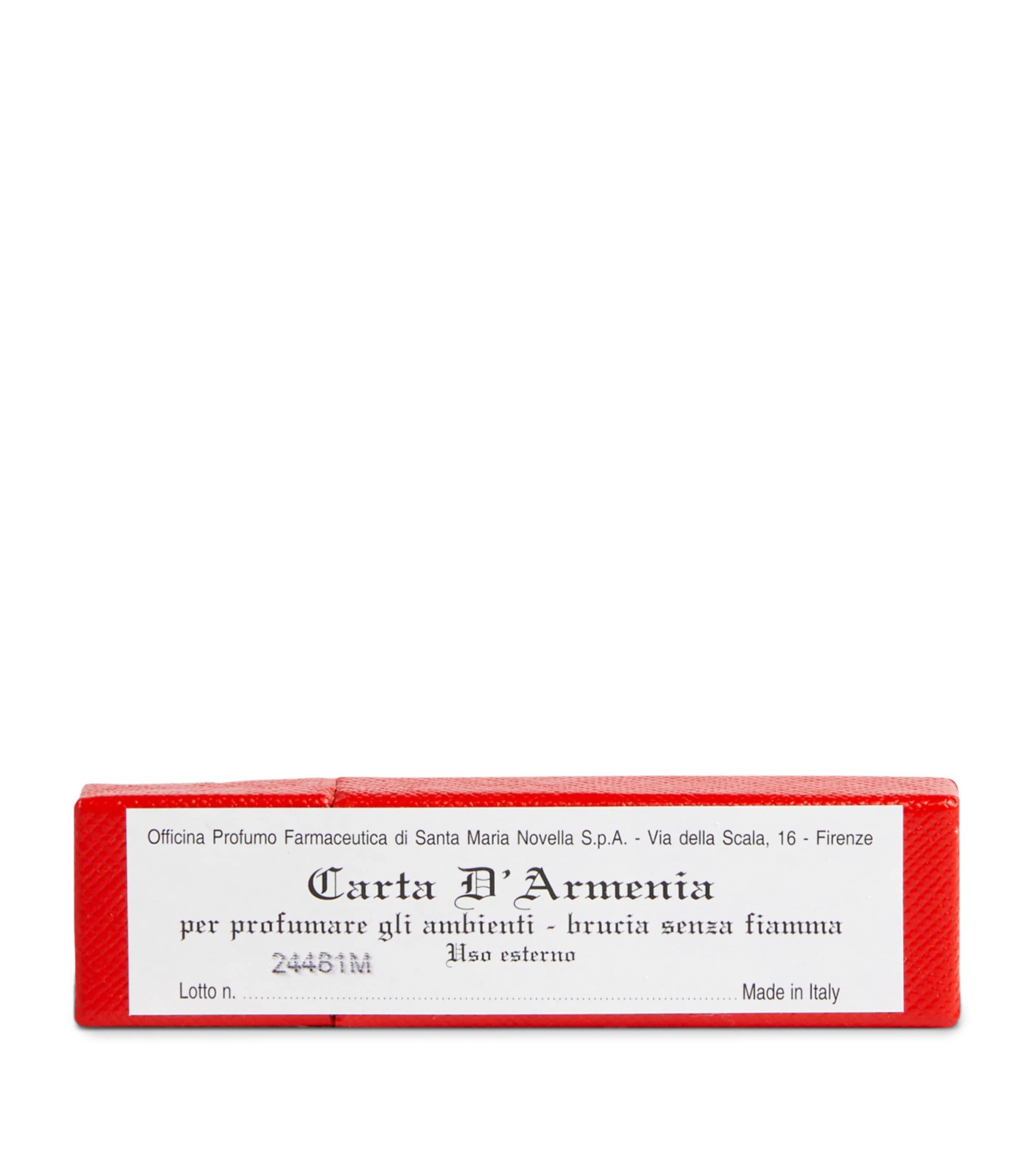 Santa Maria Novella Carta d'Armenia scented burning papers 18 strips (British brand)