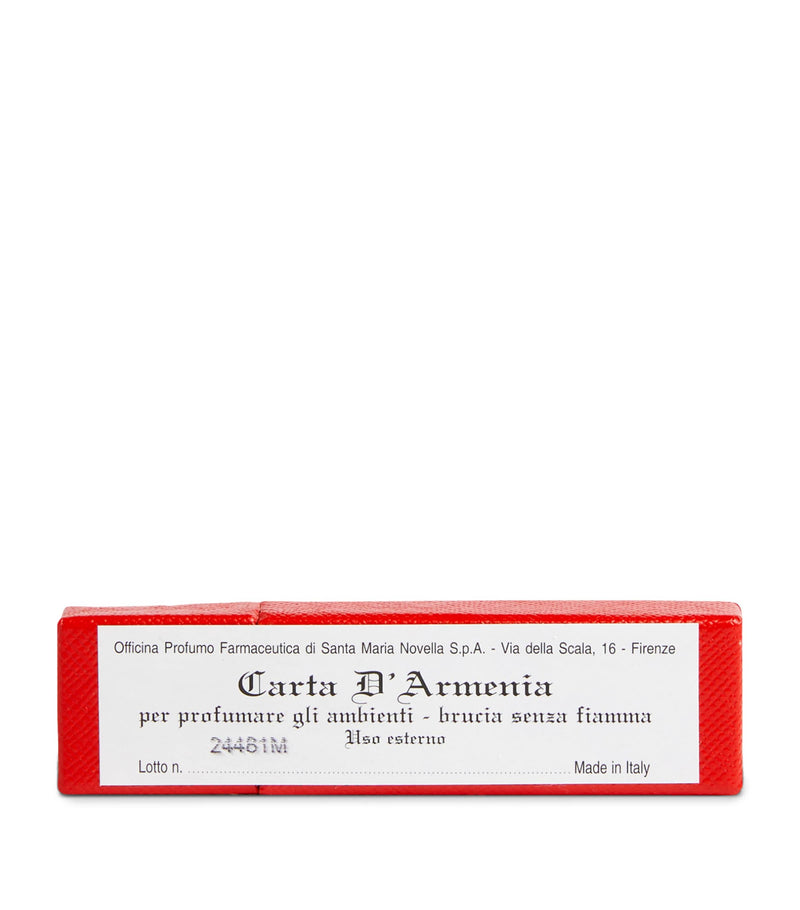 Santa Maria Novella Carta d'Armenia scented burning papers 18 strips (British brand)