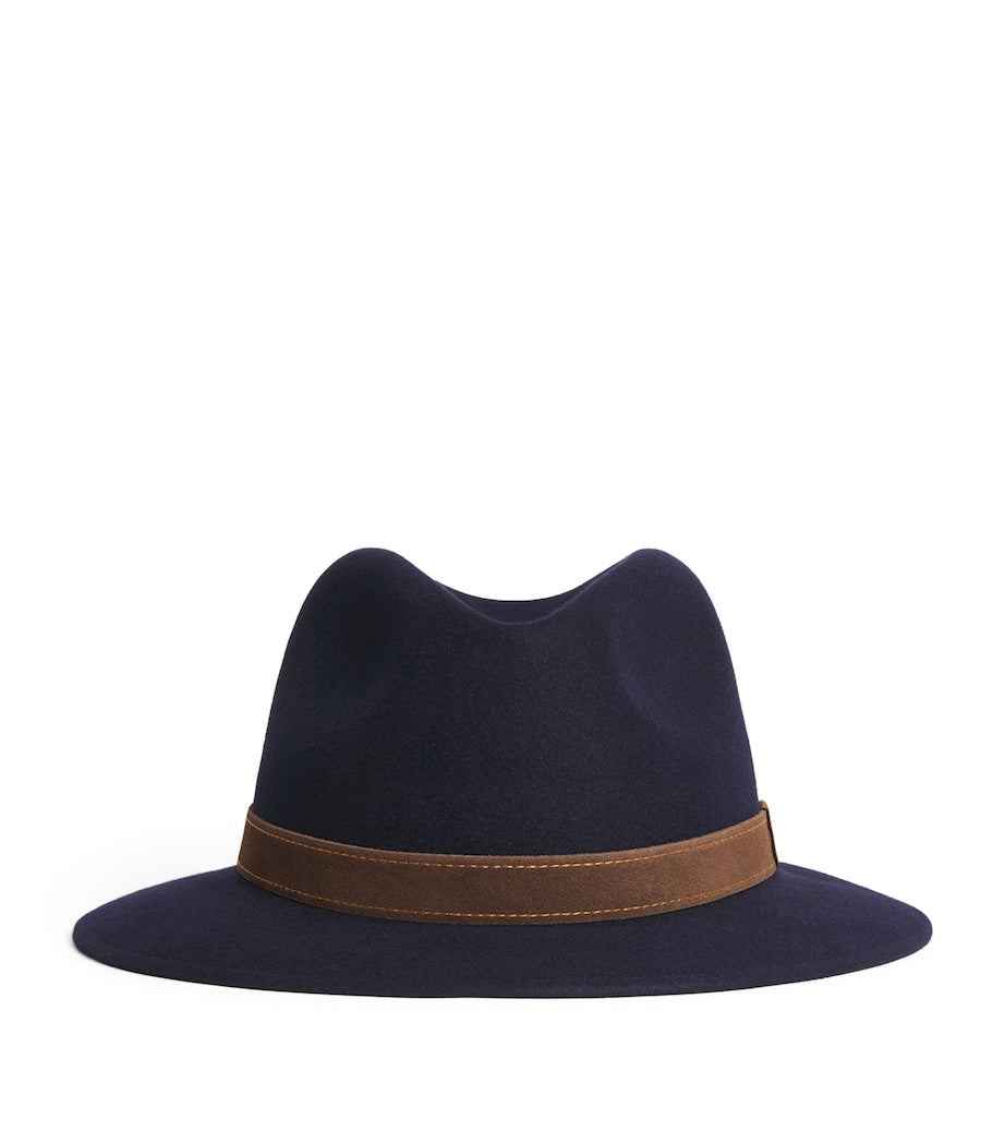 Borsalino felt hat Country Alessandria medium brim, imported from the UK