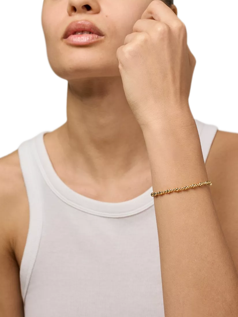 ENAMEL Copenhagen Norma bead bracelet yellow gold (British brand)