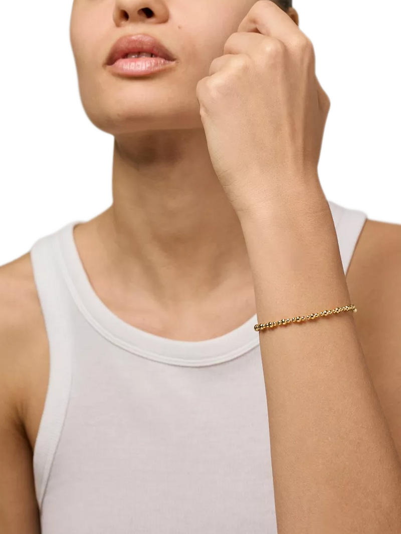 ENAMEL Copenhagen Norma bead bracelet yellow gold (British brand)