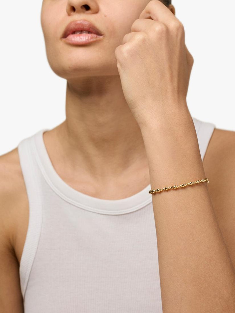 ENAMEL Copenhagen Norma bead bracelet yellow gold (British brand)
