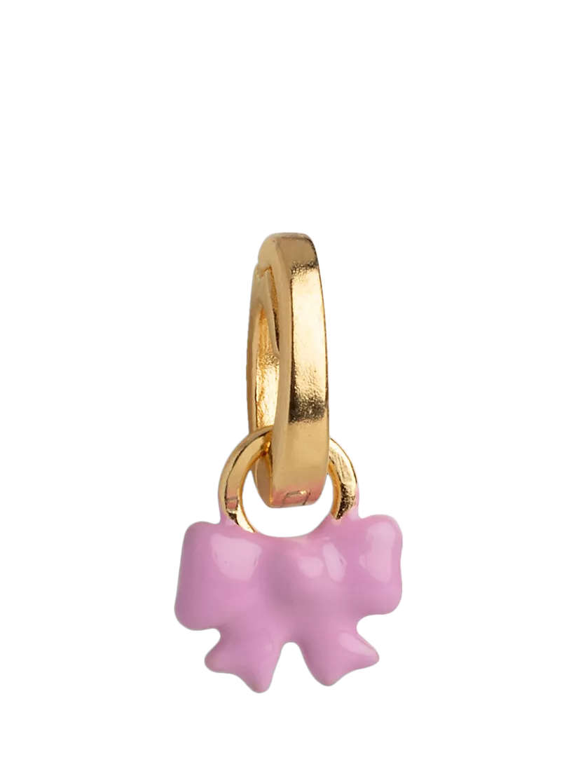 ENAMEL Copenhagen Baby Bow Charm 6x7mm in yellow gold, UK version