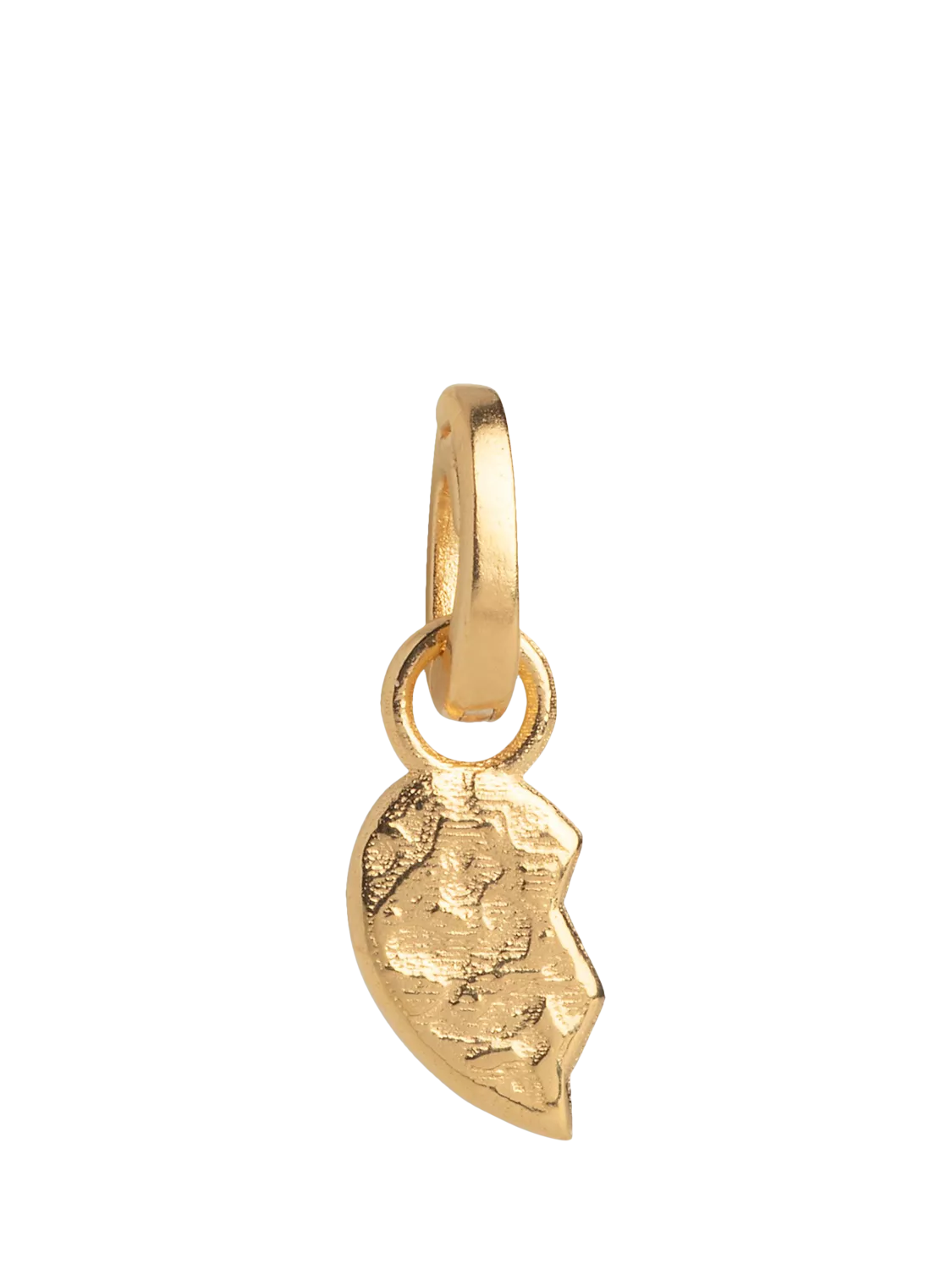ENAMEL Copenhagen Split Twin Left Heart charm yellow gold, imported from the UK