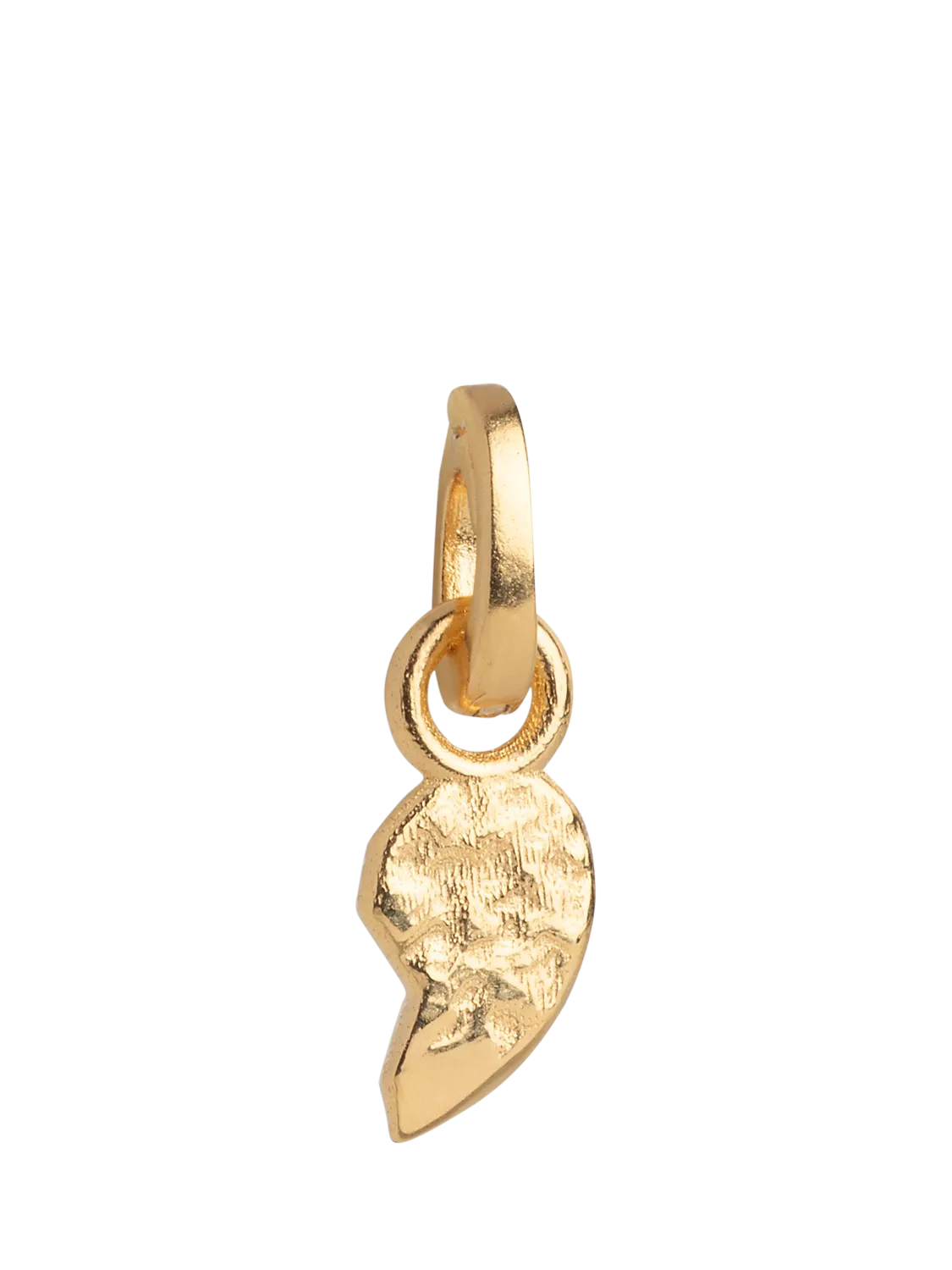 ENAMEL Copenhagen split twin heart charm yellow gold - British product