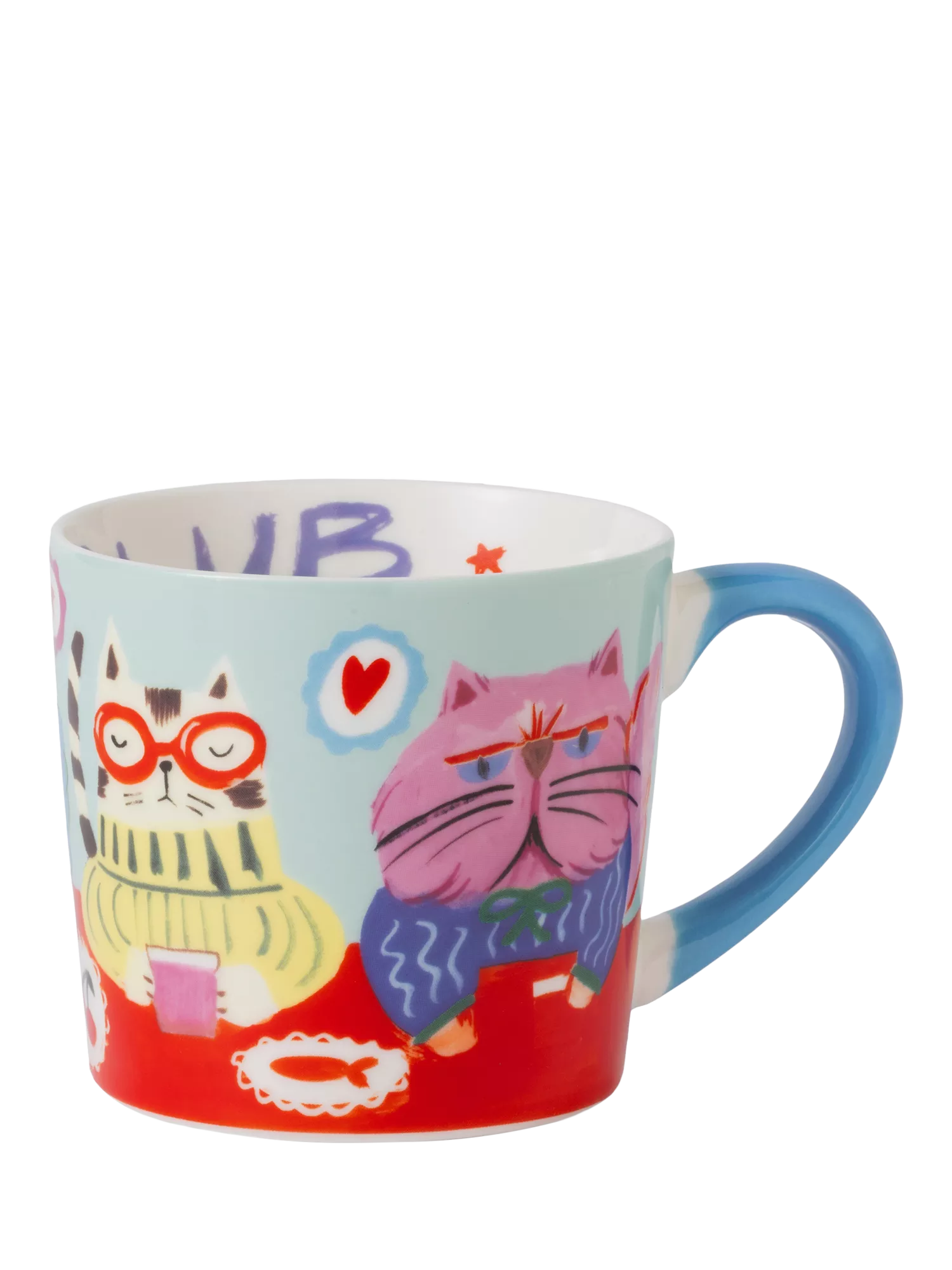 Eleanor Bowmer Cat Club mug 300ml - British product