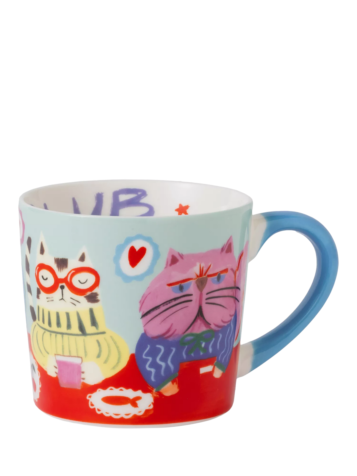Eleanor Bowmer Cat Club mug 300ml - British product
