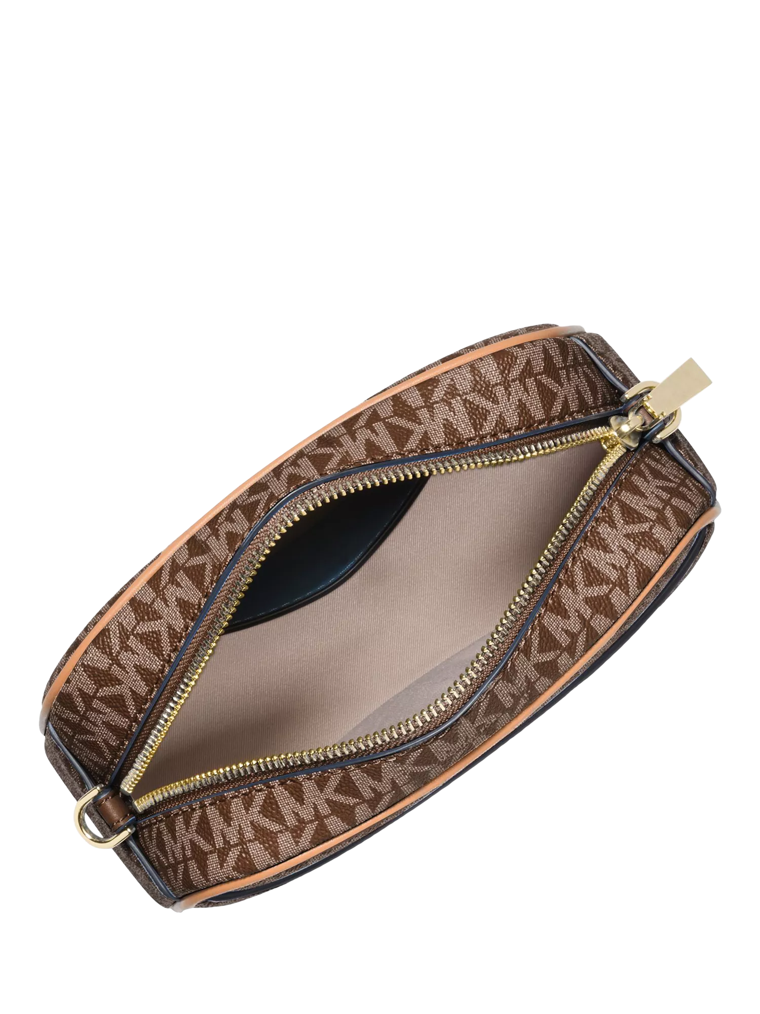Michael Kors Jetset Logo crossbody bag brown/acorn (British brand)