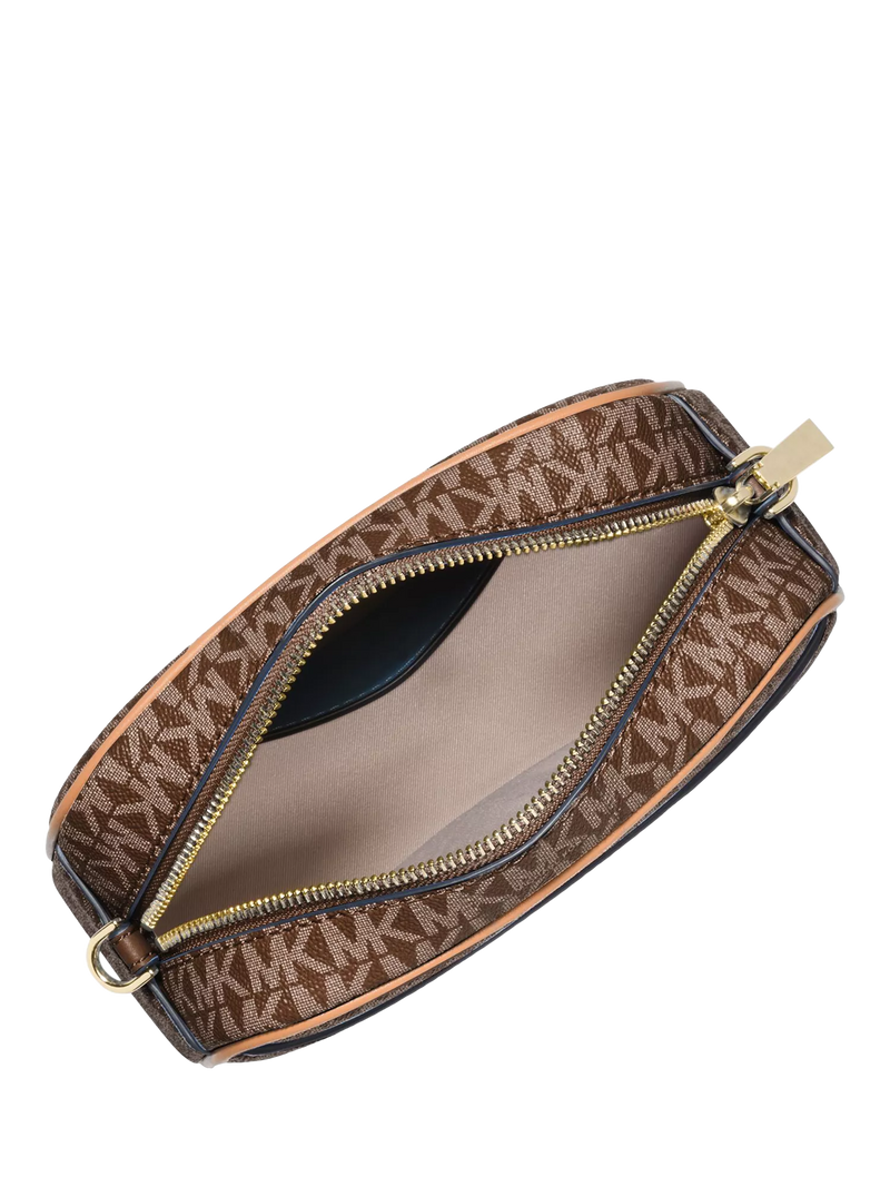 Michael Kors Jetset Logo crossbody bag brown/acorn (British brand)