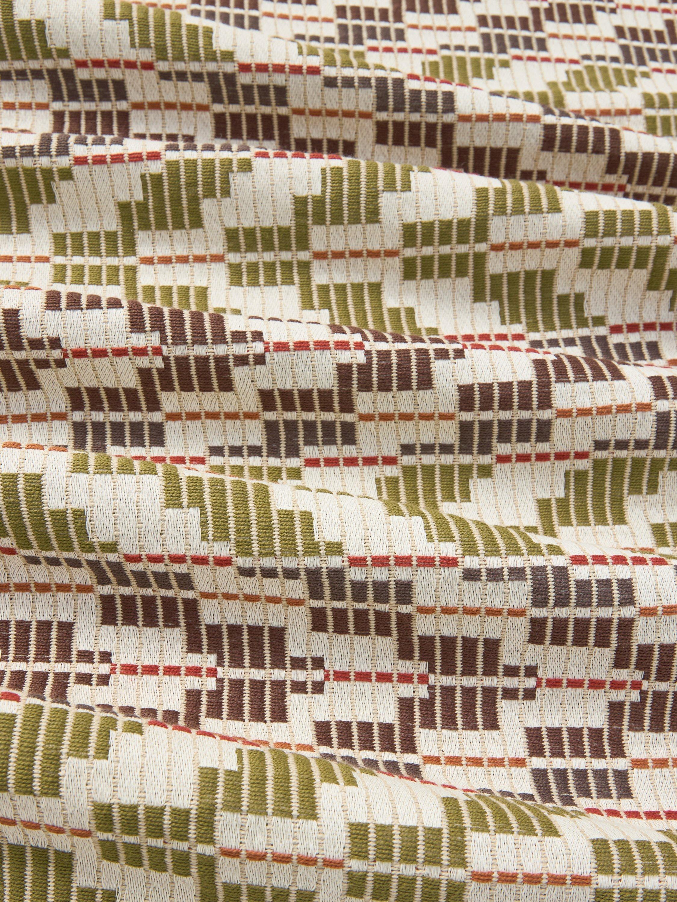 John Lewis Merida furnishing fabric bronze green - British product