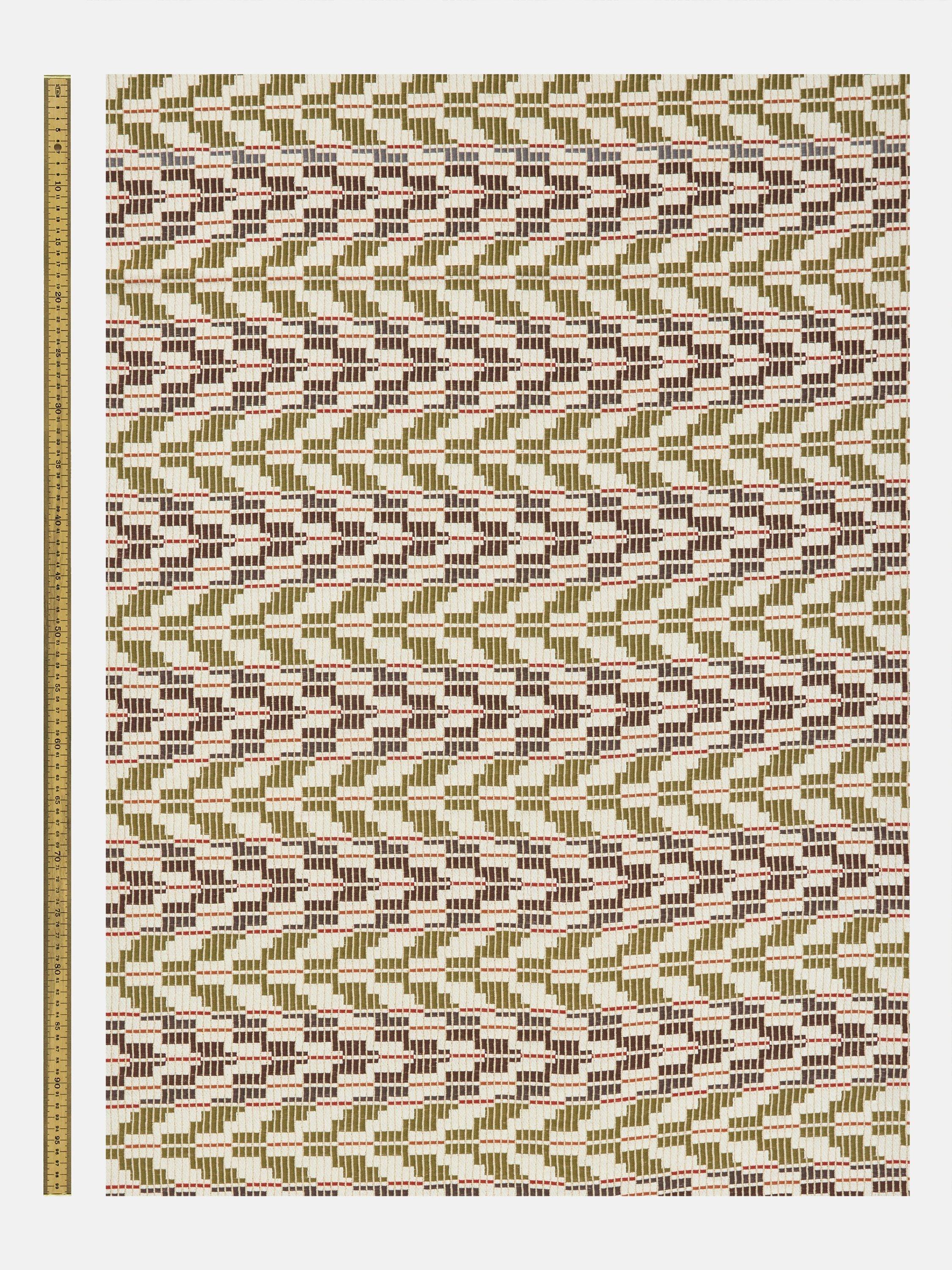 John Lewis Merida furnishing fabric bronze green - British product