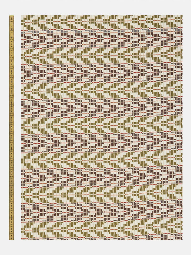 John Lewis Merida furnishing fabric bronze green - British product