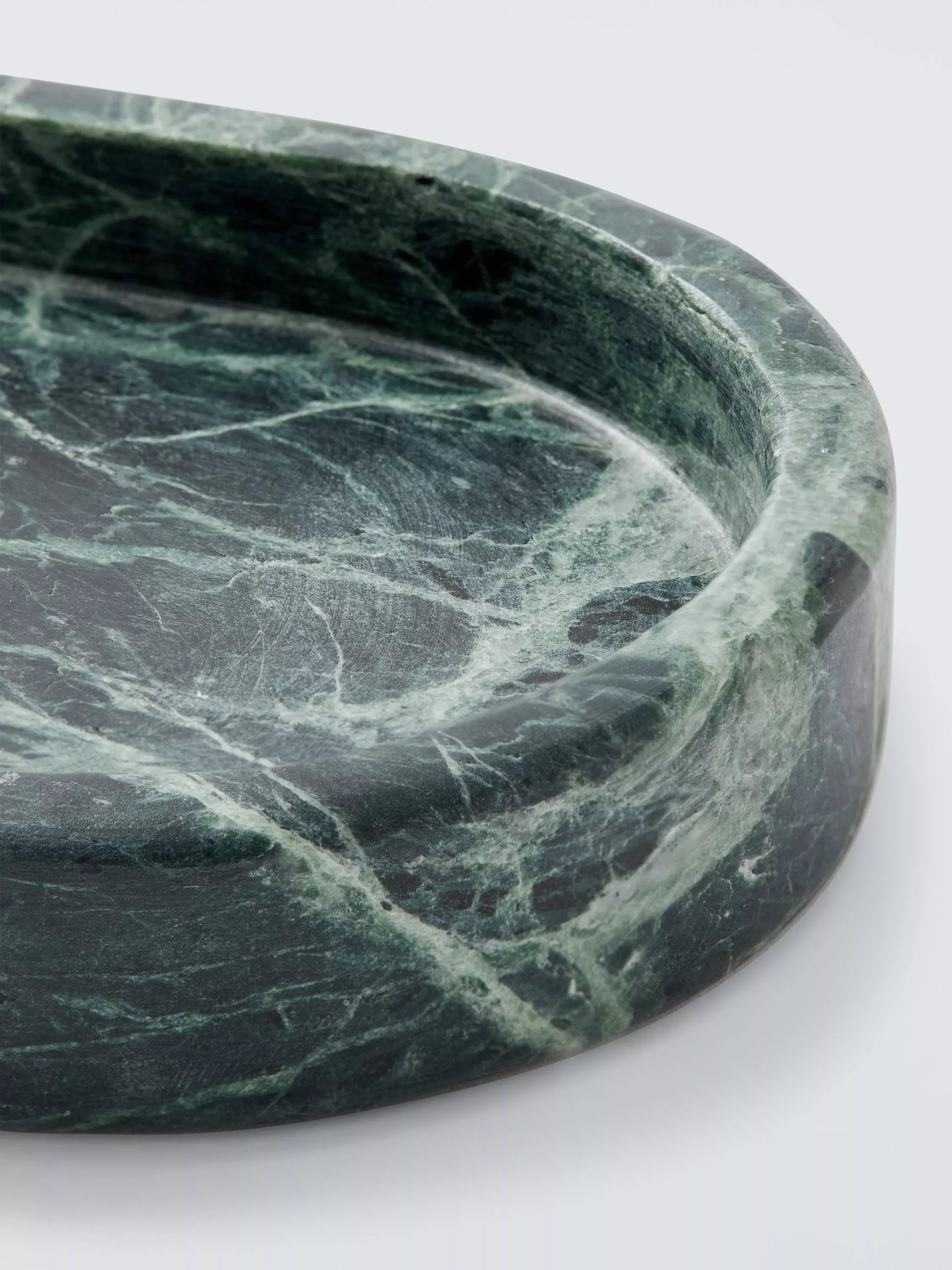 John Lewis oval marble bathroom tray 30x15cm - British product