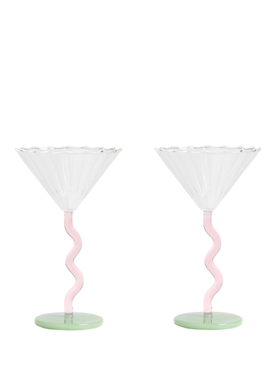 John Lewis &k Amsterdam Curved Coupe Glasses, Set of 2, 150ml- Buy online at McGrocer