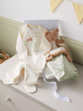 John Lewis baby gift set sleepsuit hat blanket teddy comforter pure cotton, UK version