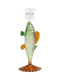 &k Amsterdam fish candle holder green orange - British product