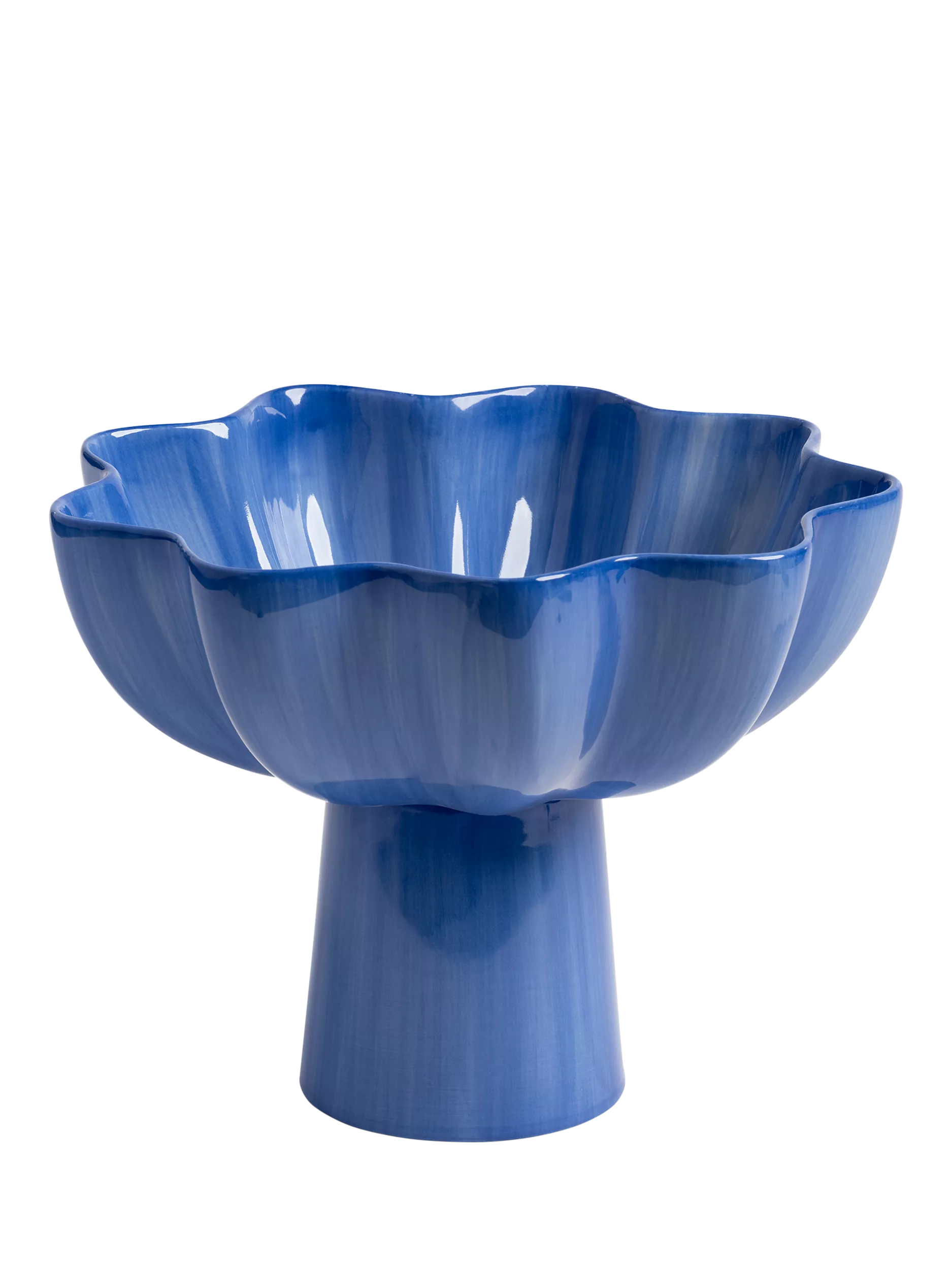 &k Amsterdam stoneware serving bowl blue - British product
