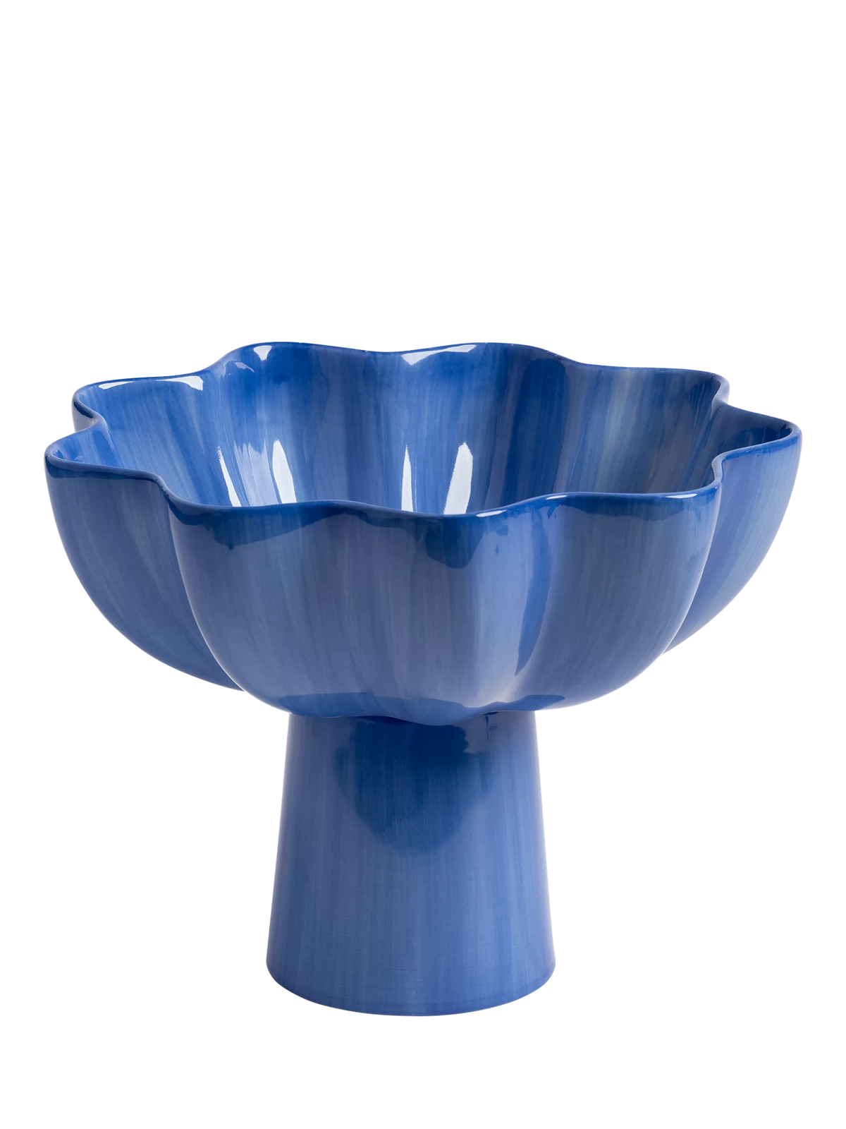 &k Amsterdam stoneware serving bowl blue - British product