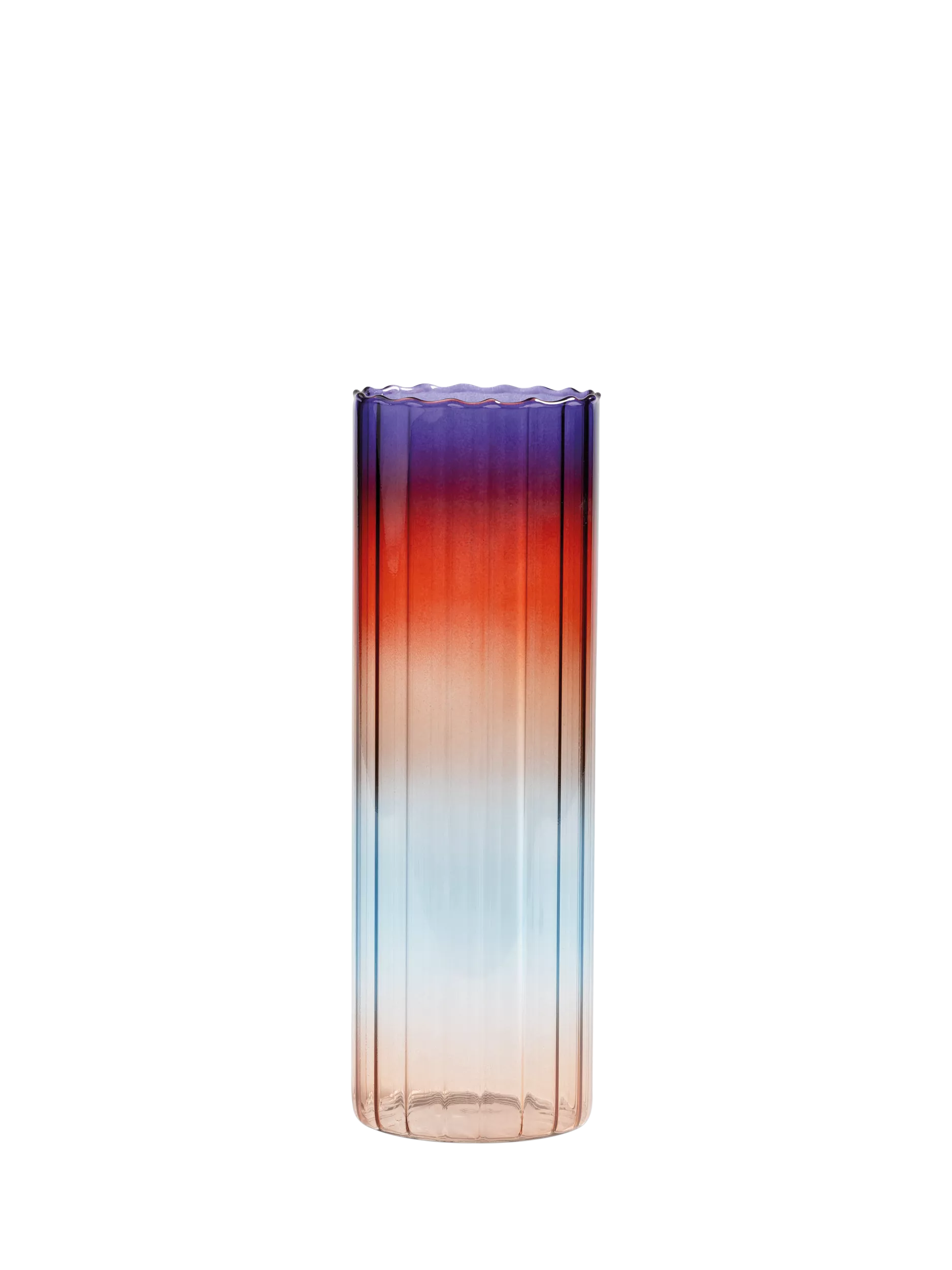 &k Amsterdam gradient glass vase multi, UK version
