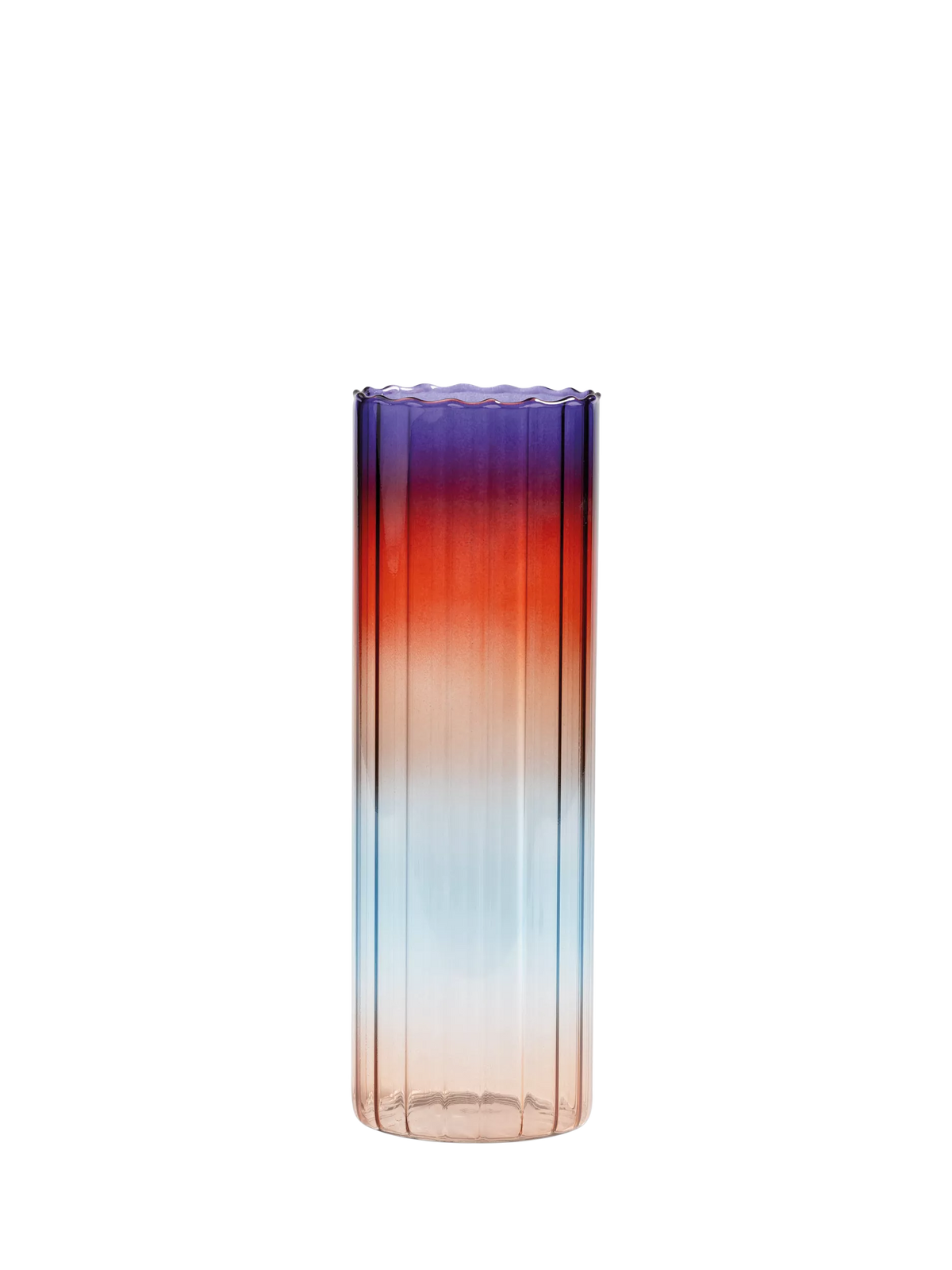 &k Amsterdam gradient glass vase multi, UK version