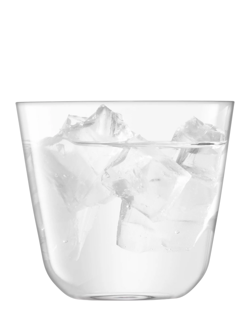 LSA International Arc glass tumbler set of 4 260ml, UK version