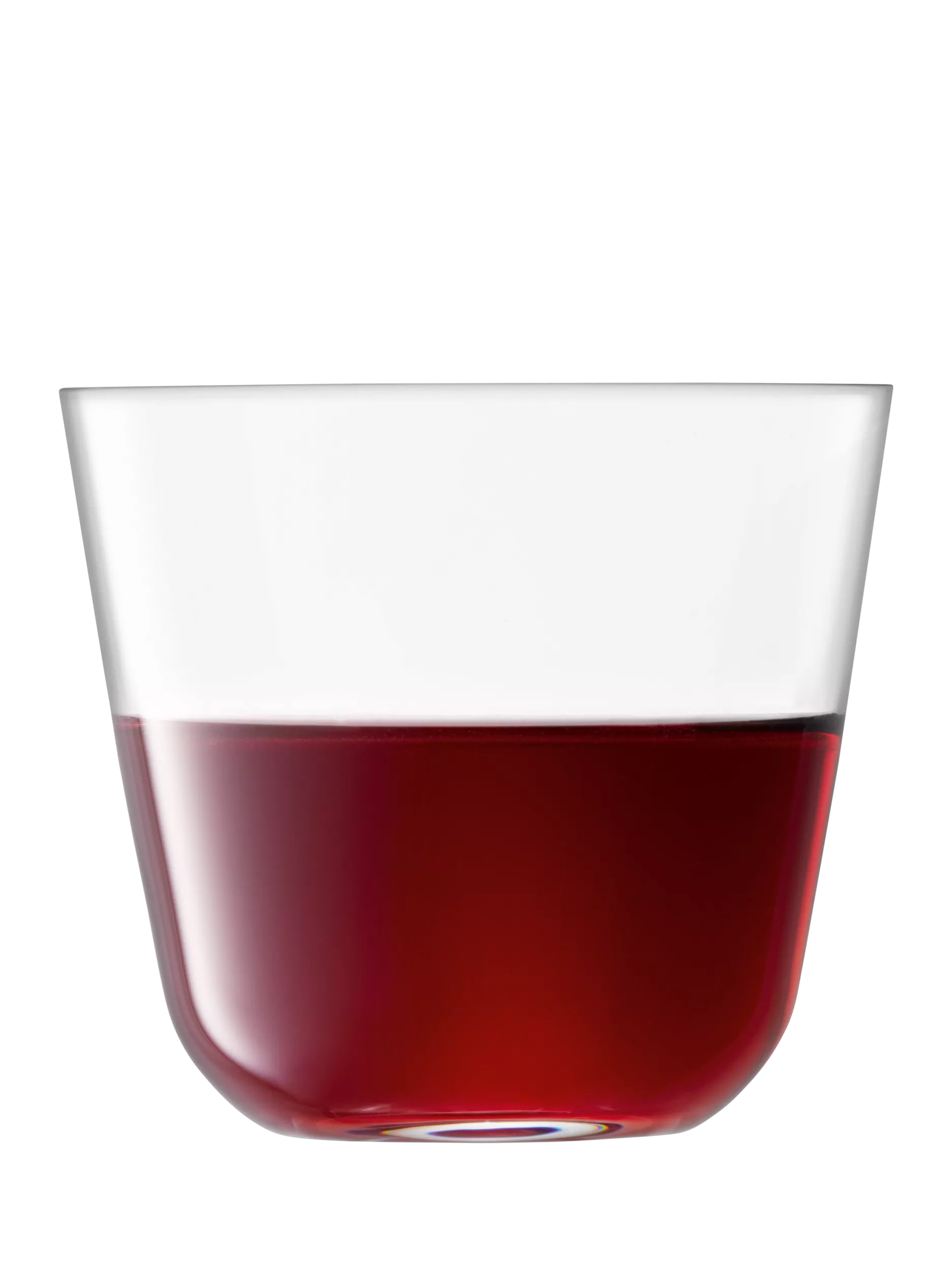 LSA International Arc glass tumbler set of 4 260ml, UK version