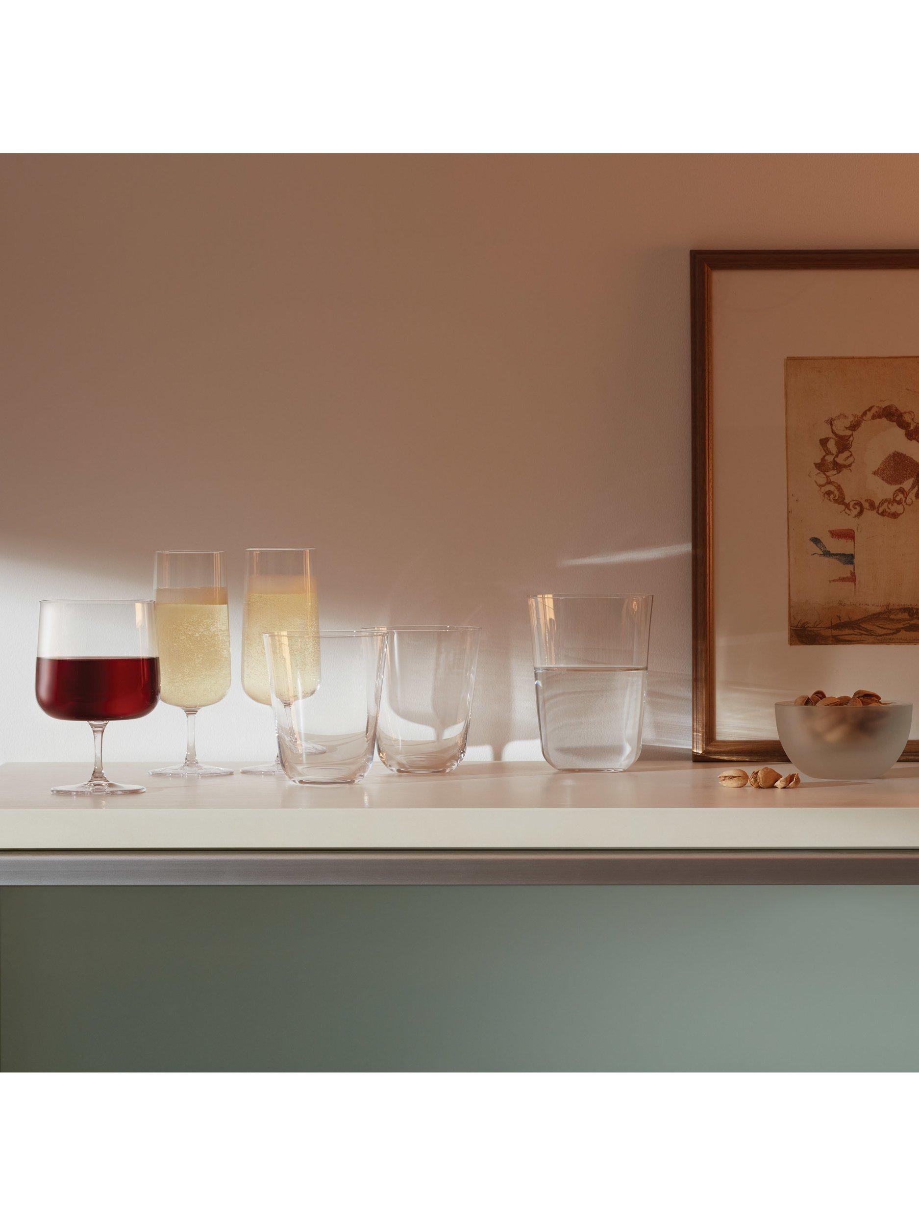 LSA International Arc glass tumblers pack of 4 380ml, imported from the UK