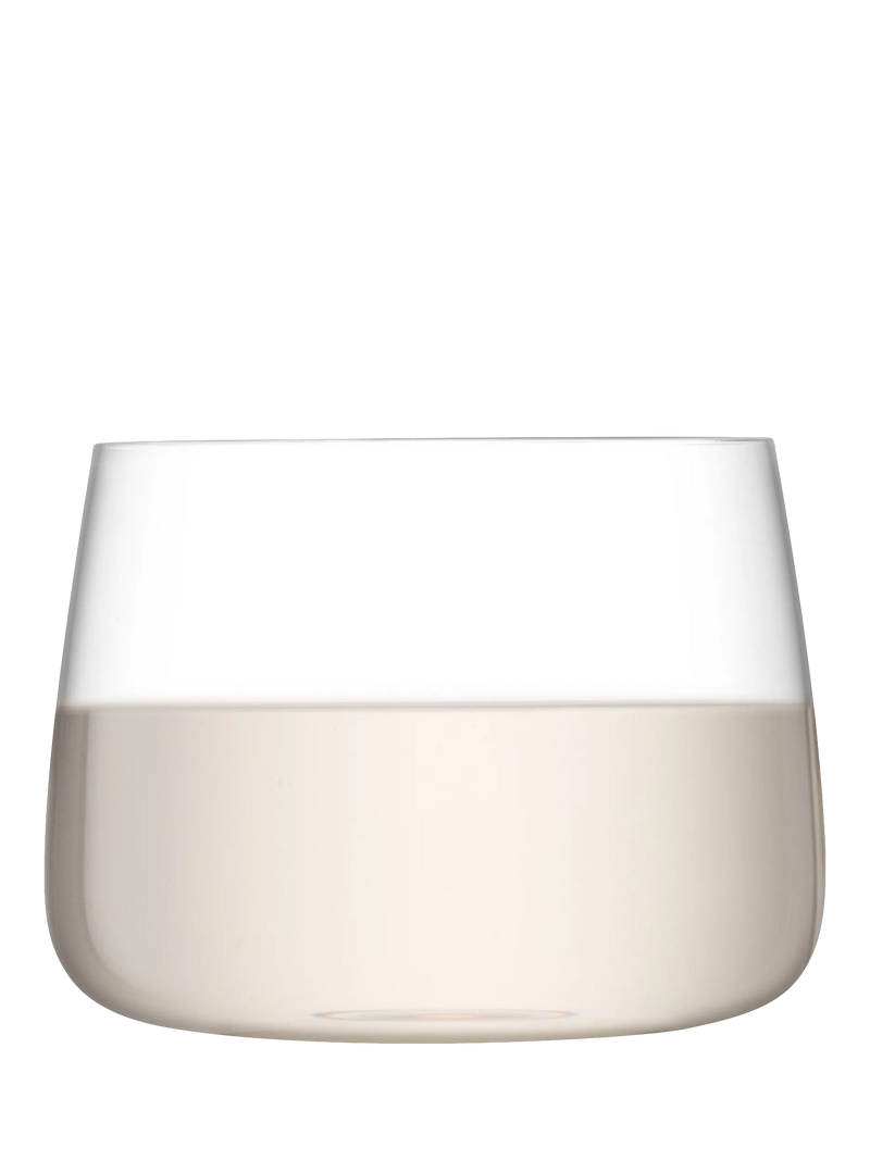 LSA International stemless glass tumblers set of 4 380ml (British brand)