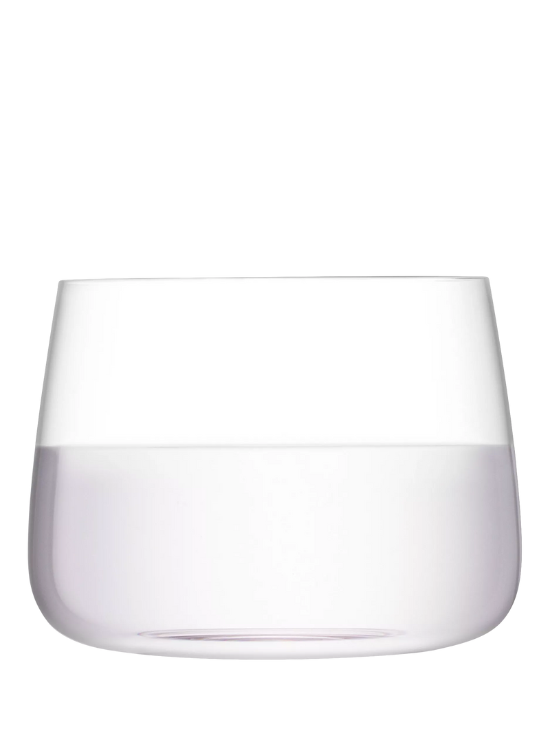 LSA International stemless glass tumblers set of 4 380ml (British brand)